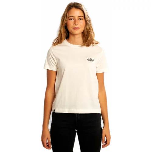 DEDICATED T-shirt Mysen God is a Woman Off-White