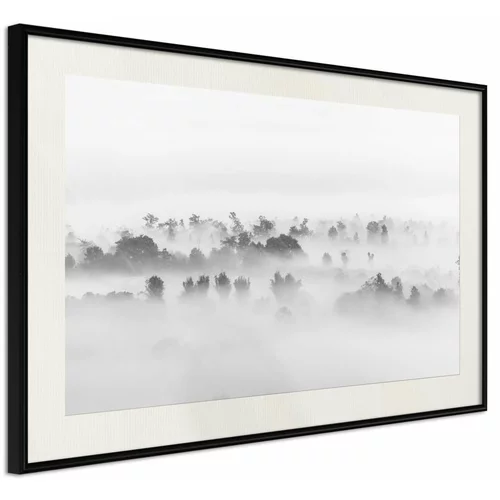  Poster - Fog Over the Forest 90x60