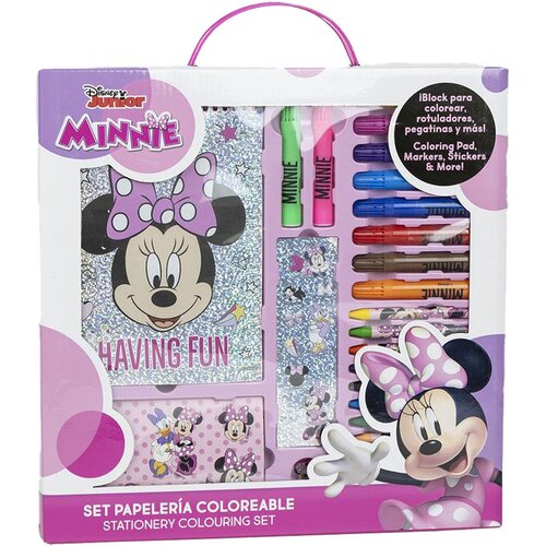 Cerda set za crtanje s naljepnicama i bojanka Minnie Cijene