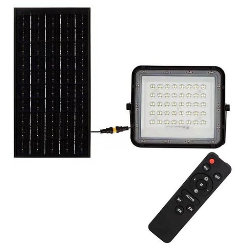  Spolja&scaron;nji solarni LED reflektor LED/10W/3,2V IP65 4000K crna + daljinski upravljač Cene