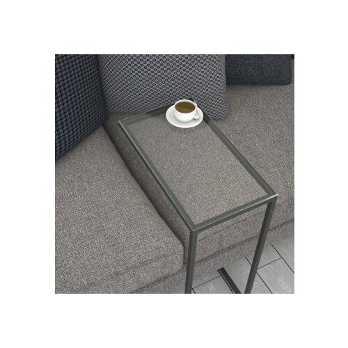 Woody Fashion callen - glass anthracite side table Slike
