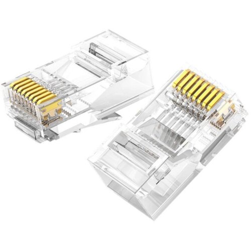 Ugreen 10x konektor RJ45 8P8C Cat6 - Prozirna KP26283 Slike