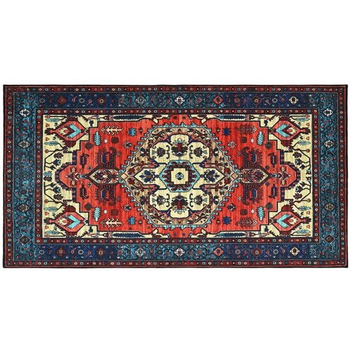  Tepih ORIZ Crvena 80 x 150 cm 100% poliester - Crvena 80 x 150 cm Slike