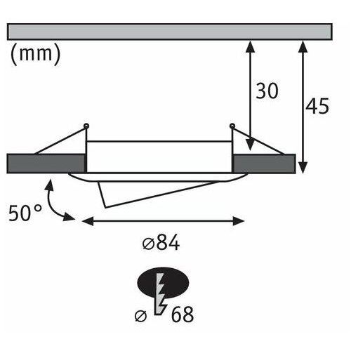 PAULMANN 93483 - KOMPLET 3xLED/6,5W IP23 prigu&scaron;iva kupatilska svetiljka NOVA 230V Cene