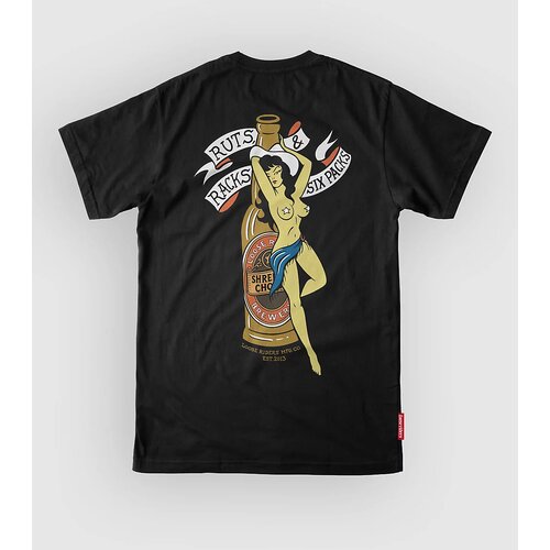 Loose Riders Ruts & Racks Tech Tee black Cene