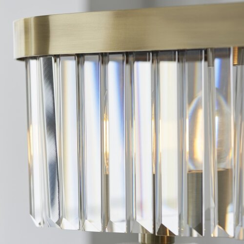  Endon 110539 - Luster na lancu CHESTERFIELD 4xE14/6W/230V mesing Slike