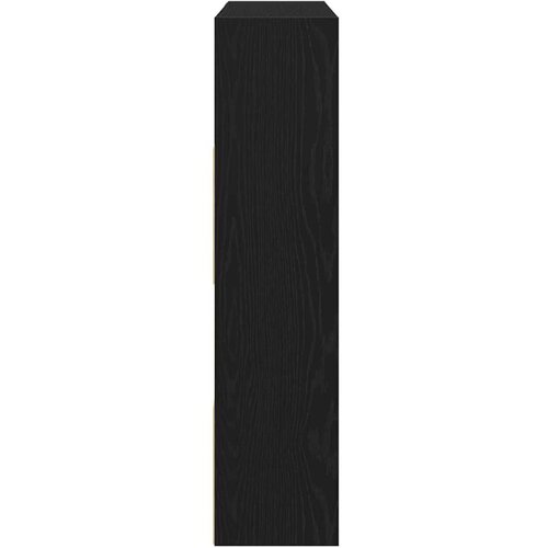  za knjige/Pregrada za sobu crni hrast 105x24x102 cm Slike