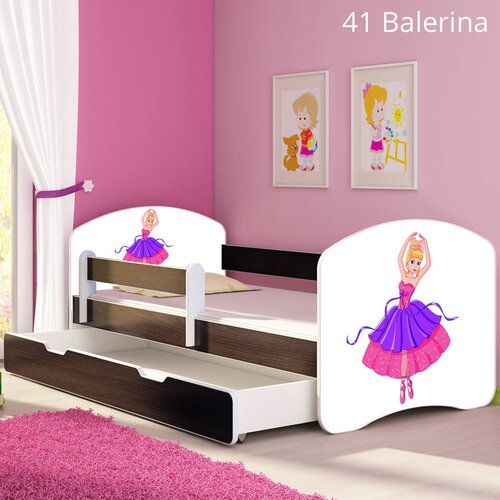  Dječji krevet ACMA s motivom, bočna wenge + ladica 180x80 cm 41 Balerina Cijene