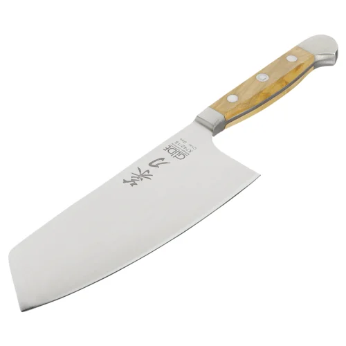 GÜDE alpha cooking knife chai dao olive wood 16 cm