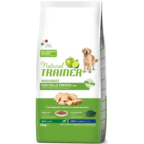 Natural trainer Adult Maxi - sveži pi&scaron;čanec 2 x 12 kg Cene