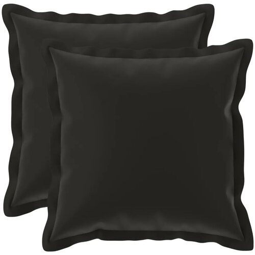  Jastuk s jastukom HOUTEN 2 kom. Crna Poliester - Crna 40 x 40 cm 2 Slike