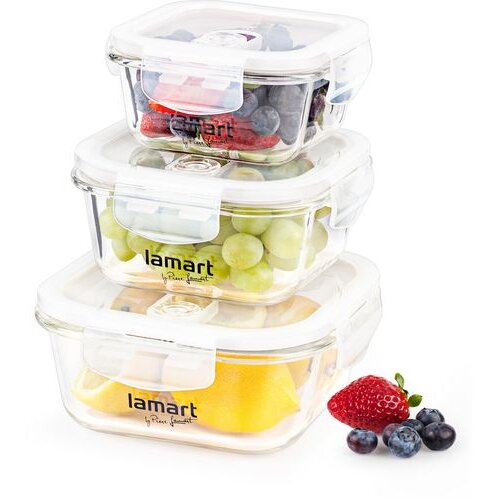 Lamart set staklenih posuda za hranu LT6012 Slike