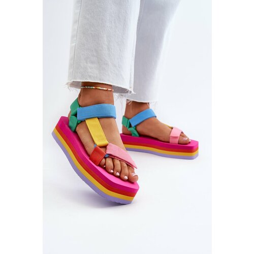 Kesi Women's sandals on the Multicolor Edireda platform Slike