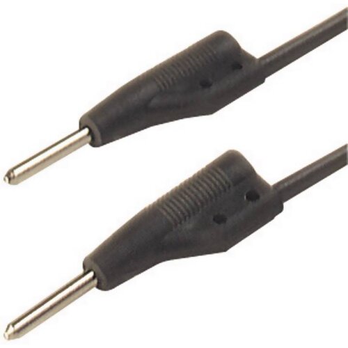 SKS Hirschmann 2 mm test lead\, on both sides stackable plugs\, 100 cm, (20423335) Cene