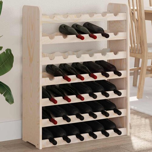  Stalak za vino 67,5x25x87 cm od masivne borovine Cene
