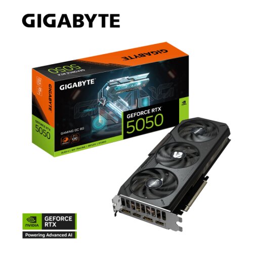 Gigabyte Grafična kartica GeForce RTX 5050 Gaming OC 8G, 8GB GDDR6, PCI-E 5.0 Cene