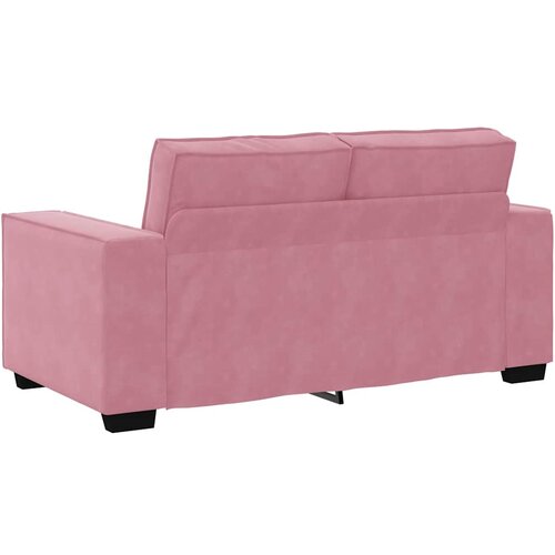  3-dijelni set sofa s jastucima, ružičasti bar&amp;scaron;un Slike