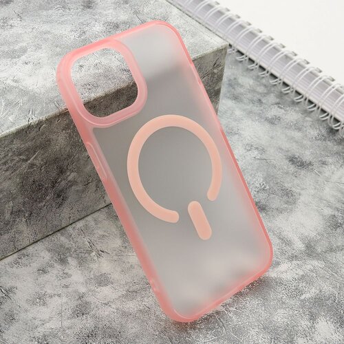 maska blurry magsafe za iphone 15/ roza Slike