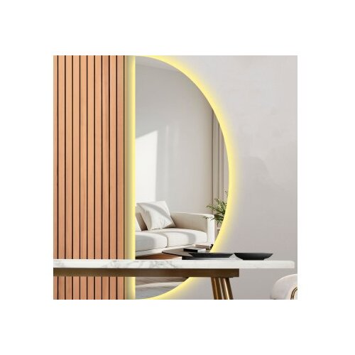 Hanah home ogledalo sa LED osvetljenjem Ledayna-002, 52 x 135 cm, &amp;Scaron;areno Slike
