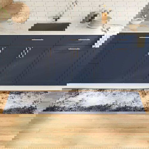 VidaXL Kuhinjski Mat Other Grubi beton 60 x 180 cm Bar&amp;scaron;un Slike