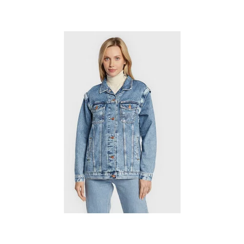 Wrangler Jeans jakna Cher W40396X17 Modra Regular Fit