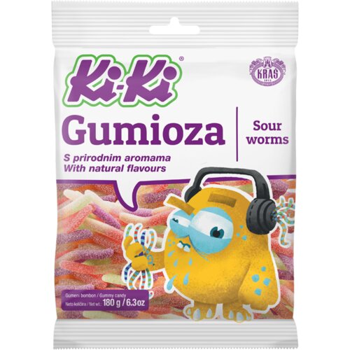 Kra&amp;scaron; kiki gumene bombone kiseli crvici 180G Slike