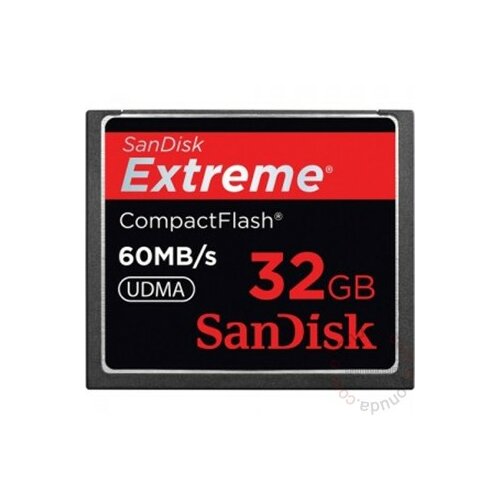 Sandisk Compact Flash 32GB Extreme 60MB/s memorijska kartica Slike