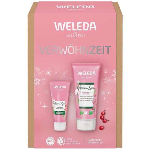Weleda Aroma Gel za tuširanje, 200 ml + Aroma krema za ruke, 50 ml SET Cene