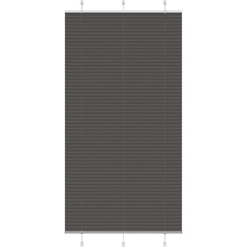 vidaXL Plisirana žaluzija črna 100x200 cm Širina tkanine 99,4 cm Cene