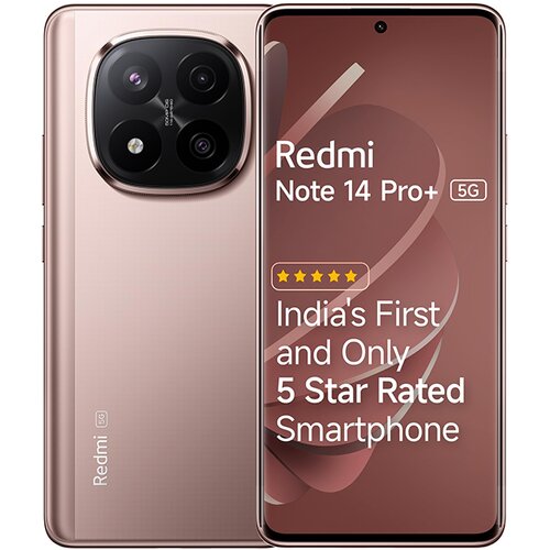 XIAOMI REDMI NOTE 14 PRO+ 8+256GB 5G GOLD (+PUNJAČ) Slike