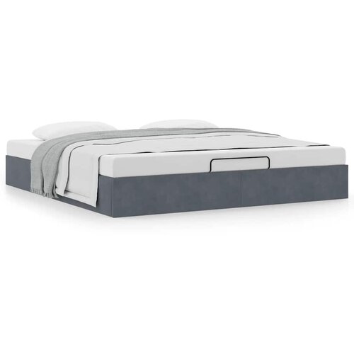 vidaXL Otomanski posteljni okvir brez vzmetnice 200x200 cm žamet Cene