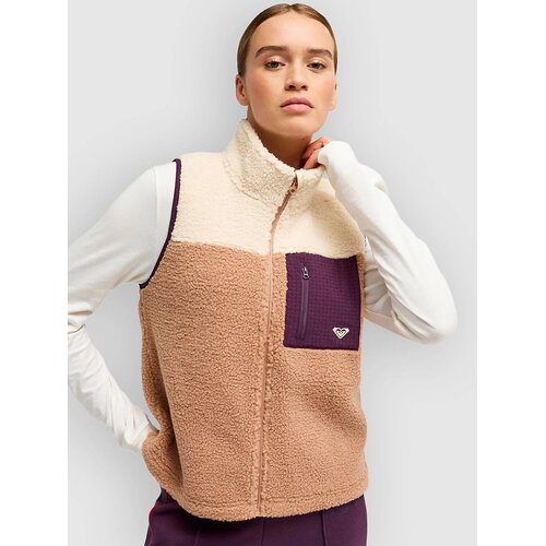 Roxy Boundless Spirit Fleece Vest cafe au lait Cijene