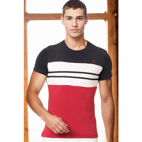 Dewberry T8593 MEN'S T-SHIRT-DARK NAVY BLUE Slike