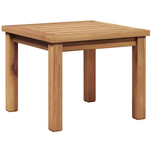 VidaXL Klubska miza Rjava 45 x 45 x 36 cm Trdna tikovina, (5000073438) Slike