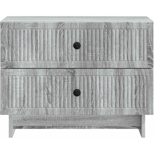 Noćni ormar Siva sonoma 62 x 34,5 x 47,5 cm Konstruirano drvo Slike