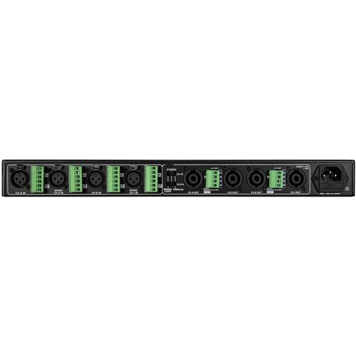 Omnitronic XDA-1204 4-kananalni ojačevalnik, 4 x 300W RMS - - Audio-Kondric Slike