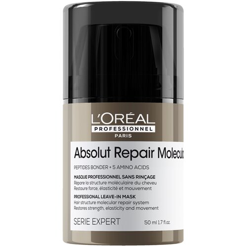 L&amp;acute;Or&amp;eacute;al Paris L&amp;#039;Or&amp;eacute;al Professionnel Paris Serie Expert Absolut Repair Molecular maska koja se ne ispire 50ml Slike