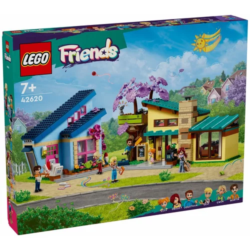 Lego Friends 42620 Obiteljske kuće Ollyja i Paisley