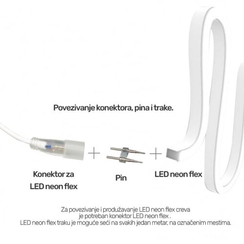 Bb Link led neon flex 360&amp;deg; konektor Slike