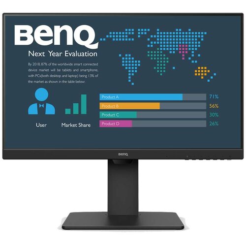 BenQ BL2486TC computer monitor 60.5 cm (23.8&amp;quot;) 1920 x 1080 pixels Full HD Black (9H.LMMLB.QBE) Slike