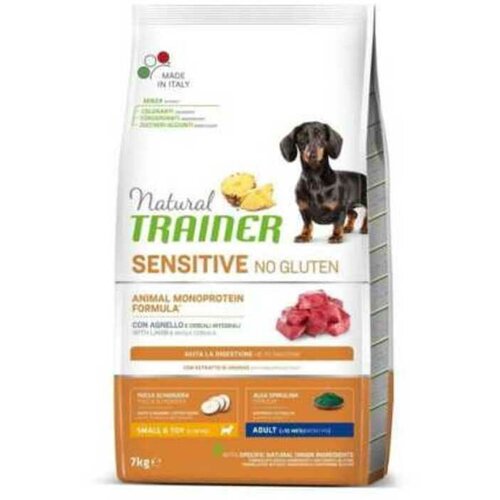 Natural trainer kompletna hrana sa jagnjetinom za odrasle pse Natural Sensitive NoGluten Small and Toy 7kg Cene