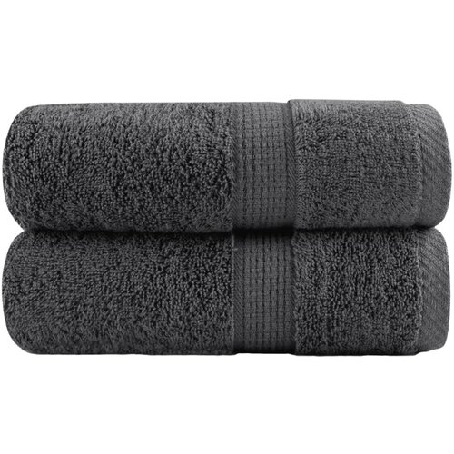 Premium ručnici za goste SOLUND 2 kom. antracit 30x50 cm 600 g/m&amp;sup2; Slike