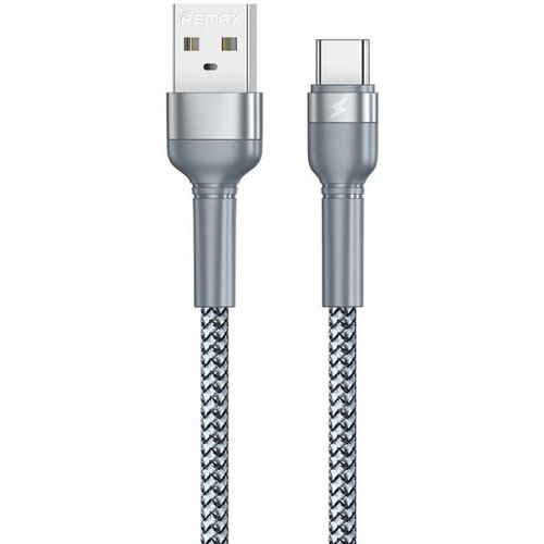 Remax RC-124a sivi kabl za punjač USB A (muški) na USB C (muški) 1m Cene