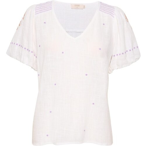 Cream Bluza &amp;#039;Maya&amp;#039; svetlo bež / temno bež / svetlo lila / bela Slike