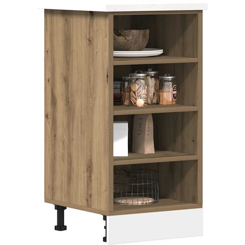vidaXL Donji dio ormarića Artisan hrast 40x44,5x81,5 cm izrađeno drvo Cijene