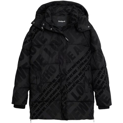 Desigual PADDED_CADERA_FLOCK 25WWEW23 Crna Slike