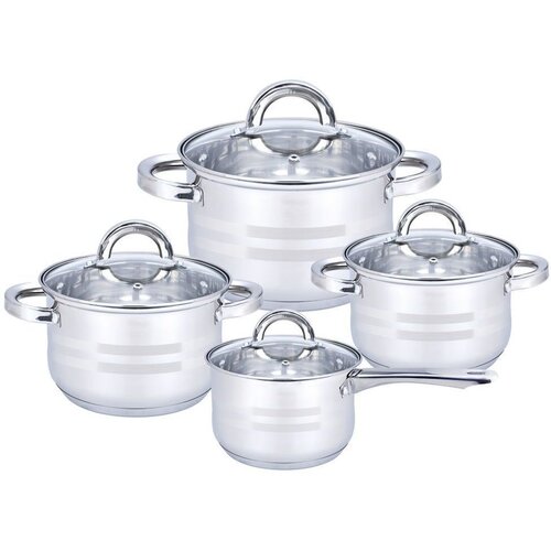 Altom design set lonaca od nehrđajućeg čelika Remo, 8 elemenata Slike
