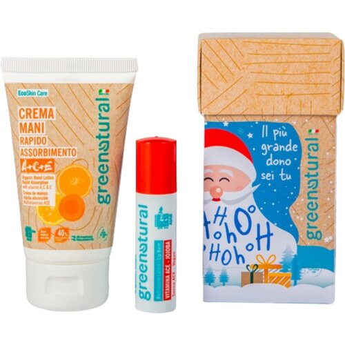 Greenatural Darilna &amp;scaron;katla &amp;quot;Happy Santa&amp;quot; - 1 set Slike