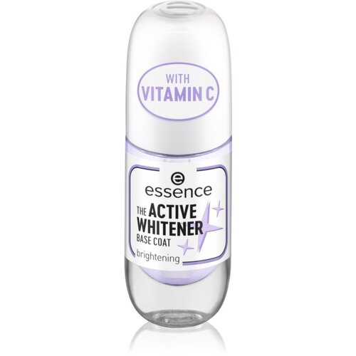 Essence Active Whitener podlaga za lak z belilnim učinkom 8 ml Slike