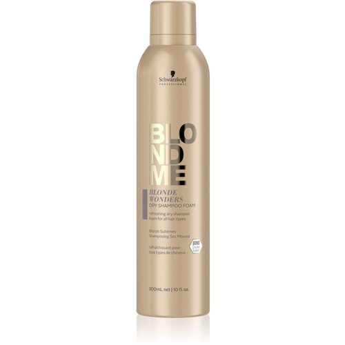 Schwarzkopf Professional Blondme Blonde Wonders Suhi &amp;scaron;ampon u pjeni za plavu i kosu s pramenovima 300 ml Slike